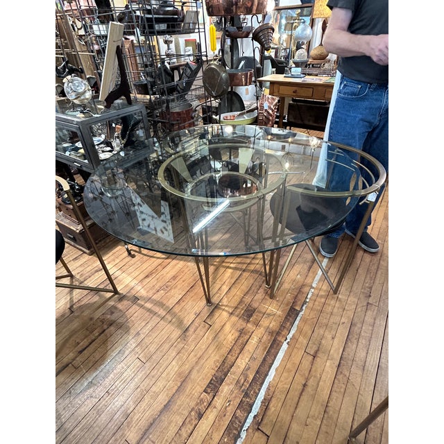 Minson Midcentury Modern Round Table and 4 Chairs For Sale - Image 12 of 13