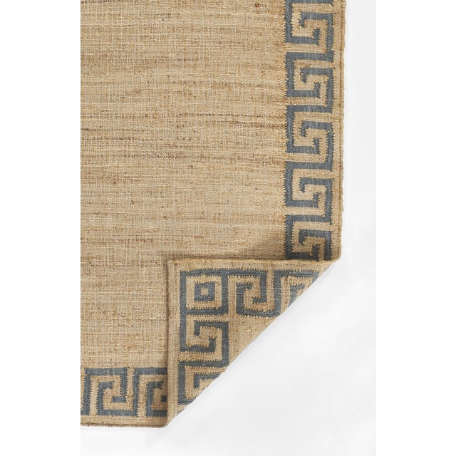 Erin Gates by Momeni Orchard Blue Greek Key Hand Woven Rug 4'X6' For Sale In Atlanta - Image 6 of 12