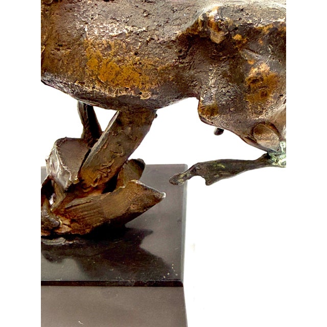 1950s Frank Eliscu Bronze of a Jumping Horse For Sale - Image 14 of 17