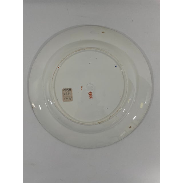 Late 19th Century Antique English "Kings" Pattern Crown Derby Plate For Sale - Image 9 of 15