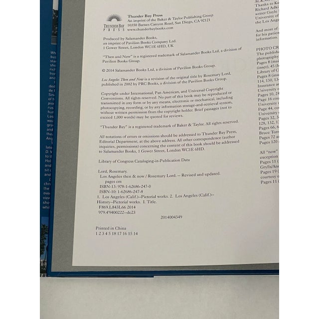 Paper Los Angeles Then and Now by Rosemary Lord Hardcover Book 2014 For Sale - Image 7 of 11