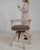 19th Century France Antique White Wood Armchair For Sale - Image 4 of 11