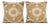 Uzbek Cotton Suzani Pillow Cover 24'' X 24'' - Set of Two For Sale