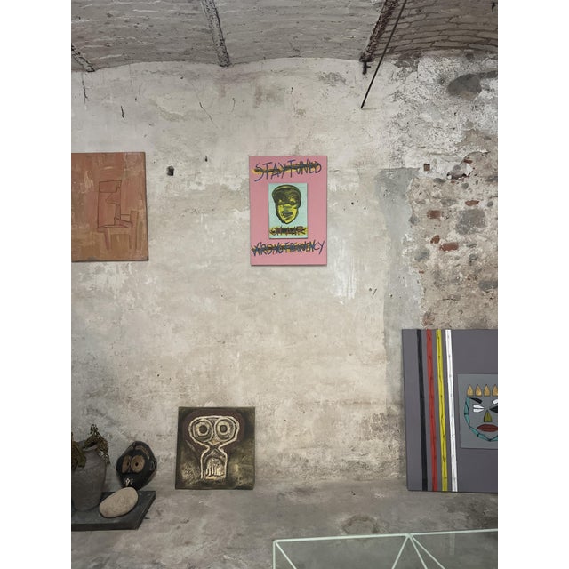 ArpVerdeacqua, Stay Tuned, 2023, Acrylic on Canvas For Sale - Image 4 of 8