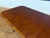 Brown Traditional Georgian Style Satinwood Banded Mahogany Dining Table by Leighton Hall - Showroom Sample For Sale - Image 8 of 18