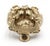 Mid 20th Century Vintage Polished Brass Lion Head Door Knocker For Sale - Image 5 of 8