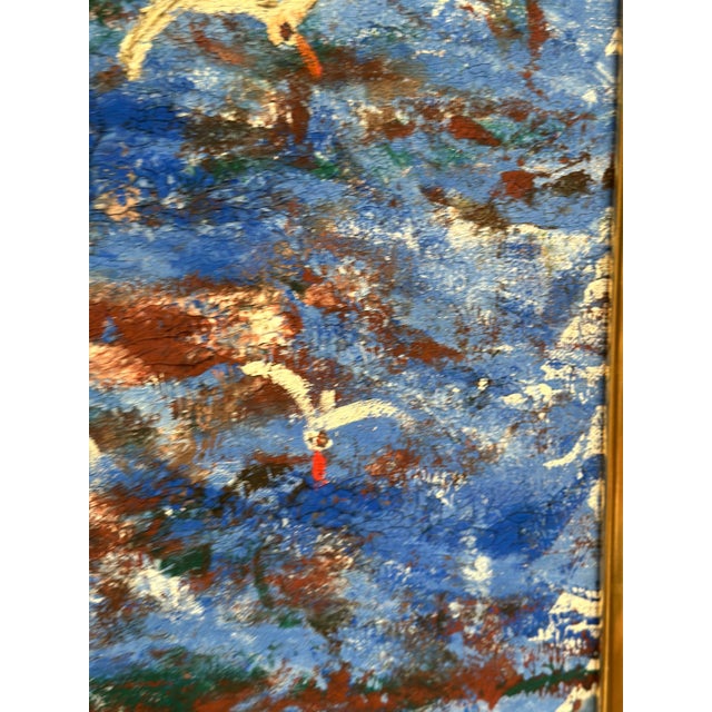 Göta Fogler, Storm, 1950s, Oil Painting on Canvas, Framed For Sale - Image 4 of 18