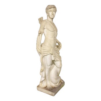 Large Terrazzo Figure of David For Sale