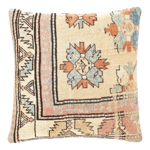 Pasargard DC Vintage Hand Knotted Rug Turkish Pillow For Sale