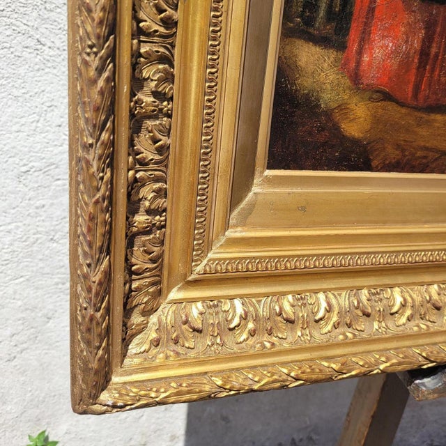 Mythological Scene, 1800s, Oil on Canvas, Framed For Sale - Image 7 of 18