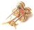 Gold Van Cleef & Arpels Diamond 18k Yellow Gold Flower Pin Brooch For Sale - Image 8 of 10