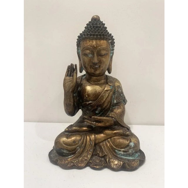 Mid 19th Century Bronze Hindu Buddha For Sale In Los Angeles - Image 6 of 13