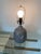 Coastal Uttermost Mauve Ceramic Table Lamp With New Ballard Designs Isla Shade For Sale - Image 3 of 5