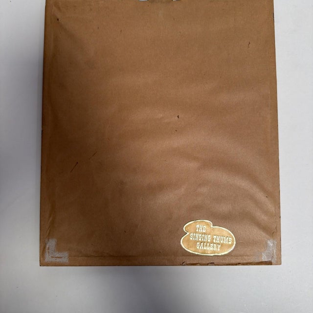 1970s Charles Bragg Signed Etching Owl General 20/90 Framed Limited Edition For Sale - Image 4 of 4