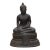 Captivating Metal Buddha With Patinated Finish For Sale