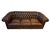Vintage Brown Leather Chesterfield Sofa For Sale - Image 5 of 9