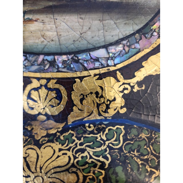 19th Century English Papier Mache Tray For Sale - Image 11 of 18