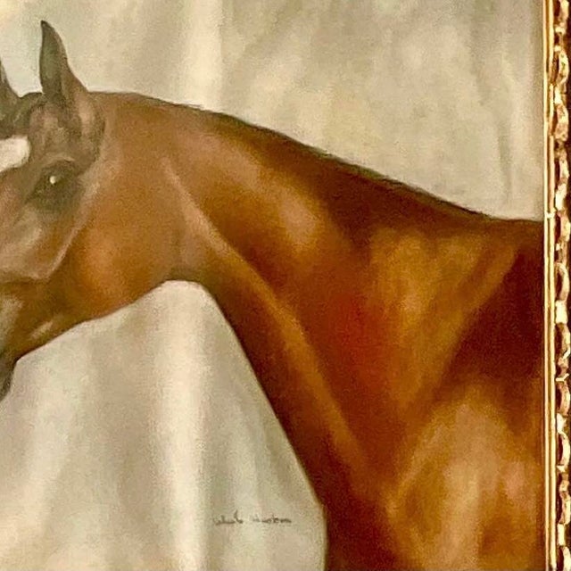 Wood Vintage Realist Original Oil on Paper Painting “Captain Flash” Signed For Sale - Image 7 of 13