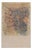 Camille Bryen, Blue Composition, Lithograph For Sale