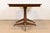 Kent Coffey Perspecta Mid-Century Modern Sculpted Walnut Double Pedestal Extension Dining Table, Newly Refinished For Sale - Image 11 of 12