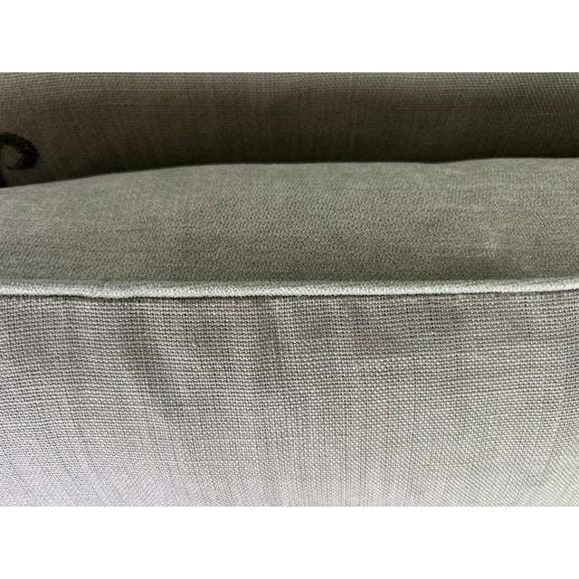 Pair of Gold Embroidered Pillows For Sale In Los Angeles - Image 6 of 9