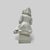 Antique German Bisque Figure of Unhappy Young Girl With Empty Bowl and Doll For Sale - Image 4 of 6
