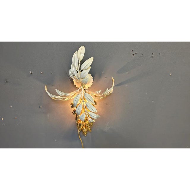Vintage Floral Wall Lamp from Hans Kögl, 1970s For Sale - Image 11 of 18