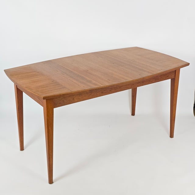 Brown 1970s Benny Linden Danish Modern Teak 5 Pc Dining Set For Sale - Image 8 of 10