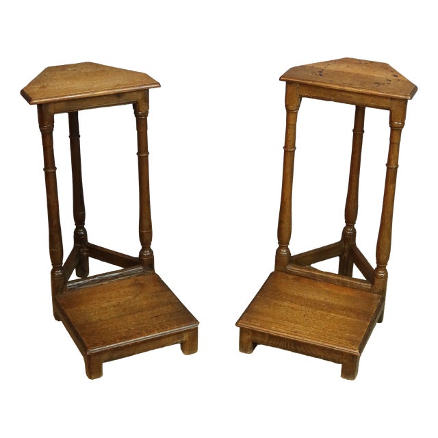 Early 19th Century Cantors Stools, Set of 2 For Sale