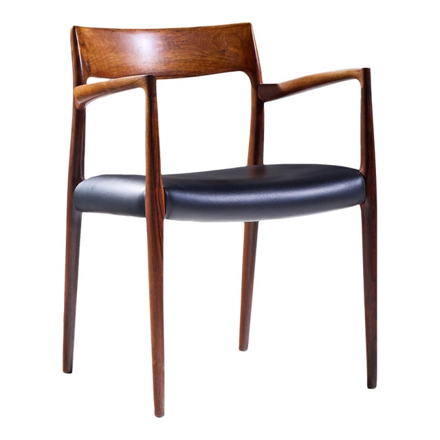Niels Moller Model 57 Mid Century Danish Rosewood Chair For Sale