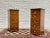 Pair of Federal Style Narrow Mahogany Dressers | 1920's Skinny Nightstands Glass Knobs For Sale - Image 4 of 13