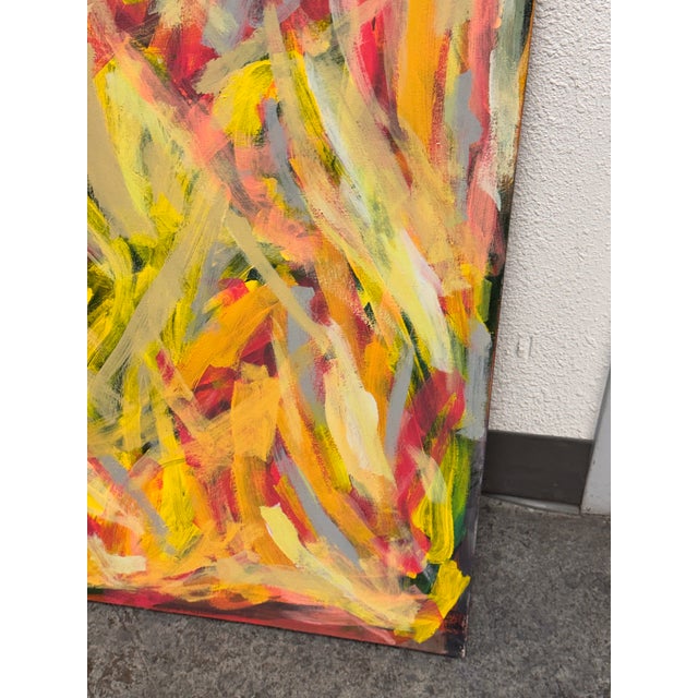 John Fooks Abstract Acrylic on Canvas Painting For Sale - Image 4 of 12