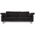 Conseta Fabric Chrome Three-Seater Anthracite Sofa from COR For Sale - Image 12 of 12