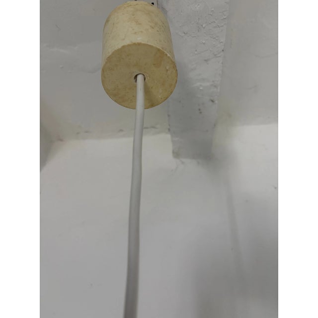 1960s Huge Rare Cocoon Mid Century Modern Pendant Chandelier Flos Castiglioni Resin For Sale - Image 5 of 12
