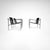 Vintage LC1 Armchair by Le Corbusier for Cassina, 1970s, Set of 3 For Sale - Image 9 of 13