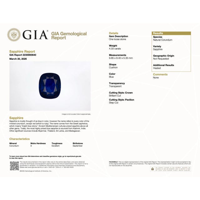 Modern Gia Certified 4.3Ct Ceylon Sapphire Ring With Natural Diamond Accents: 14k Gold, Size 6.75 For Sale - Image 3 of 10