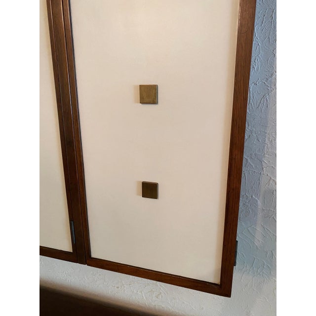 1960s Bert England for Johnson Furniture Hanging Wall Cabinet For Sale - Image 9 of 12