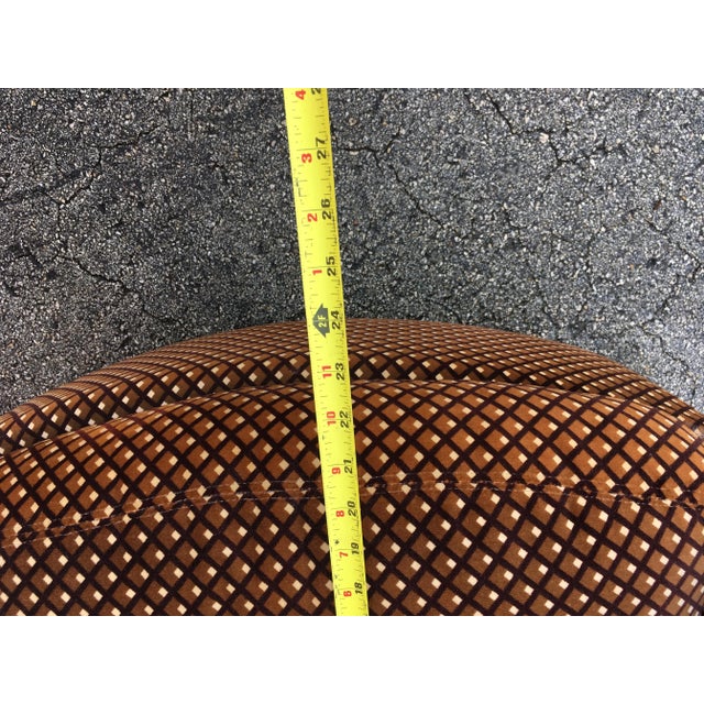 Chrome Wrapped Swivel Chair by Milo Baughman for Thayer Coggin For Sale - Image 11 of 12