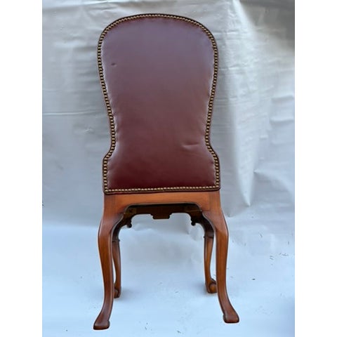 Carved Wood Side Chair For Sale - Image 4 of 11