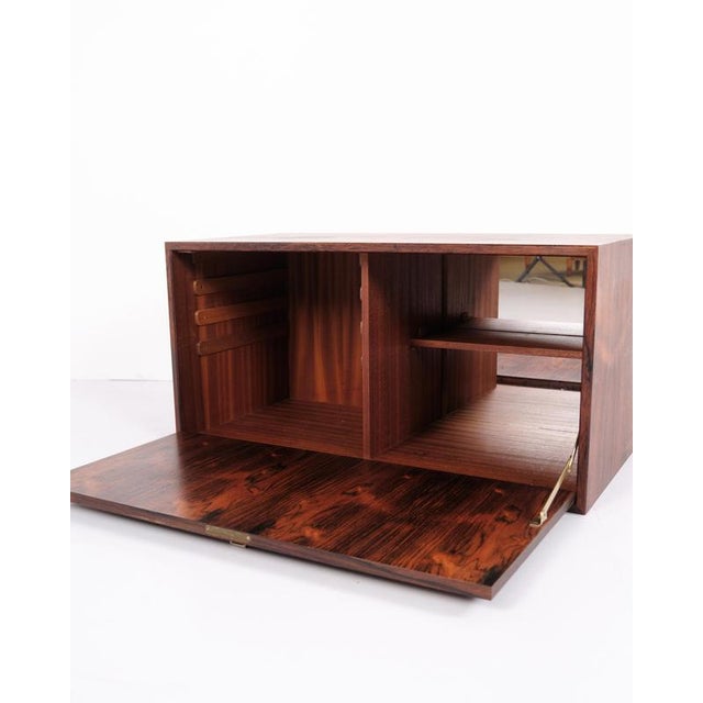 Danish Rosewood Wall Mounted Cabinet, 1960s For Sale - Image 7 of 12