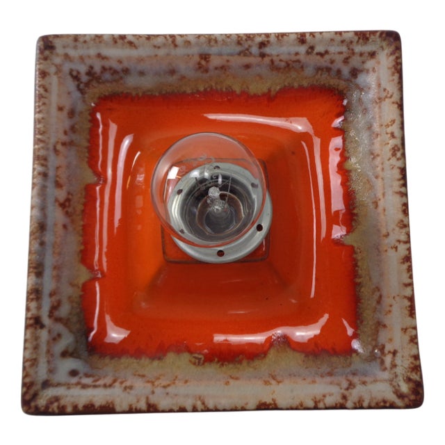 Pop Art Ceramic Wall Lamp, Germany, 1970s For Sale