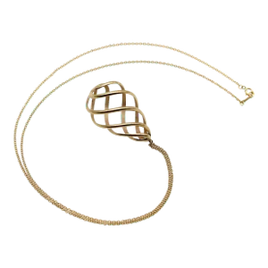 Paloma Picasso for Tiffany & Co. 18k Gold Venezia Spiral Pendant Necklace