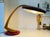 Modernist Spanish Red Metal Desk Lamp Boomerang 2000 by Fase, 1960s For Sale - Image 10 of 17