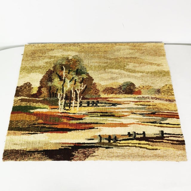 Mid-Century Modern Wall Tapestry by Z. Mączyński & C. Żegota, 1970s For Sale - Image 3 of 9
