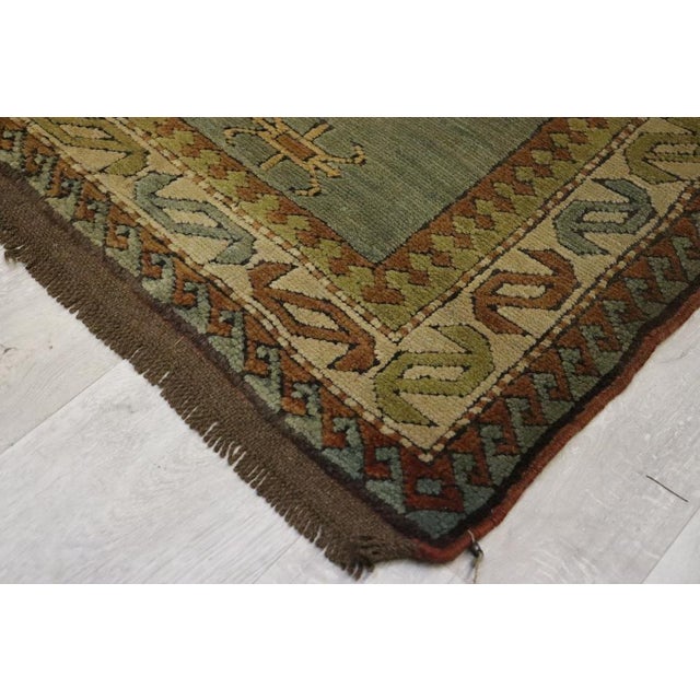 Vintage Turkish Hand Knotted Rug, 1950s For Sale - Image 12 of 18