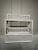 Vintage Coastal White Wicker Double Wall Shelf Towel Bar For Sale - Image 12 of 12