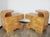 Wood Vintage Art Deco Bedside Tables, 1940s, Set of 2 For Sale - Image 7 of 12