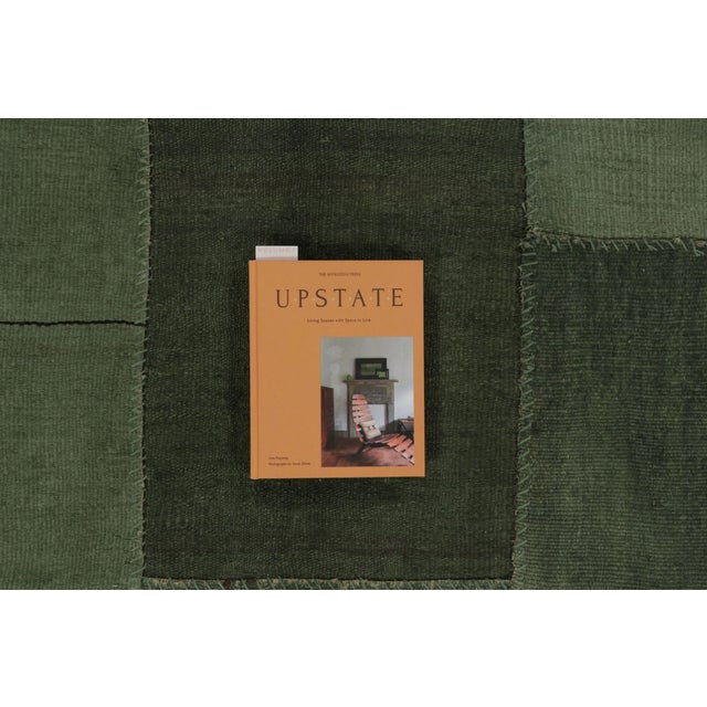 Vintage Turkish Patchwork Rug With Green Tones and Linear Accents - Rug & Kilim For Sale - Image 10 of 10