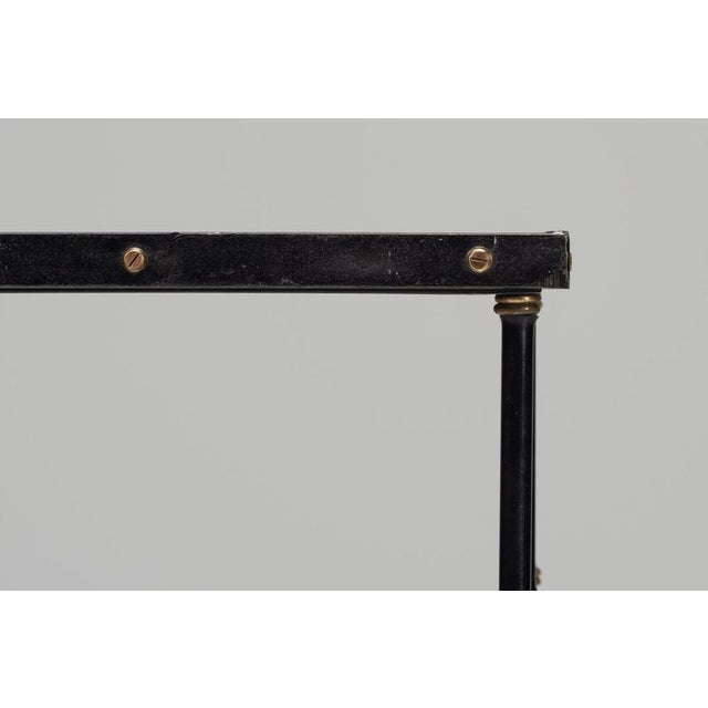 Metal Revolving Side Table by Jacques Adnet, France, 1950s For Sale - Image 7 of 18