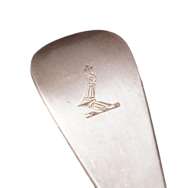 Mid 19th Century English Sterling Silver Fork and Knife Fish Set by Chawner & Co, 1856 For Sale - Image 5 of 12